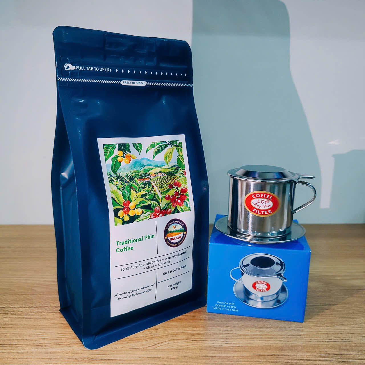 V. Clouds Coffee - 100% Robusta Ground Coffee I Strong Vietnamese Coffee I Gia Lai Highlands
